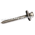 Aço Inoxidável 304 Hex Head Self-Tapping parafuso com arruela desossada